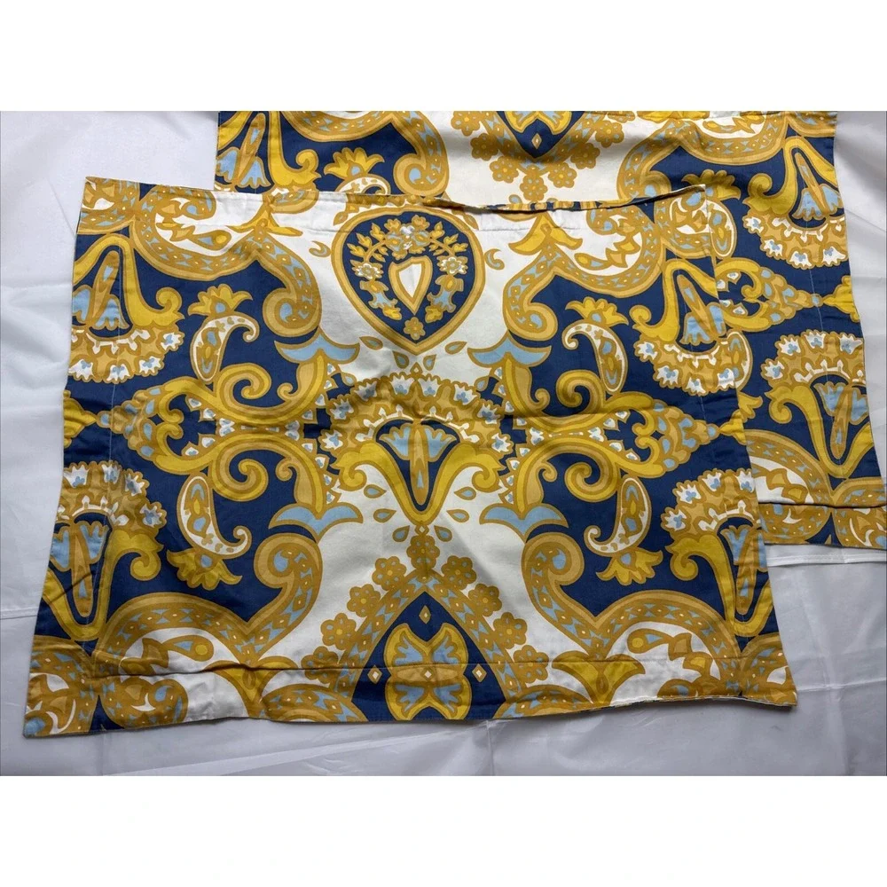 Pottery Barn Kendall Organic Cotton Set Of Two 2 Standard Shams 20